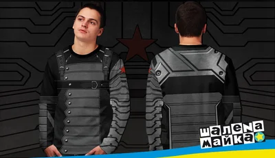 Футболки с полной запечаткой: зимний солдат